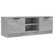 Mobile TV multimediale mensola TV credenza mobile TV sala da pranzo soggiorno camera da letto 102 x 35 x 36,5 cm legno ingegnerizzato grigio 02_0025565