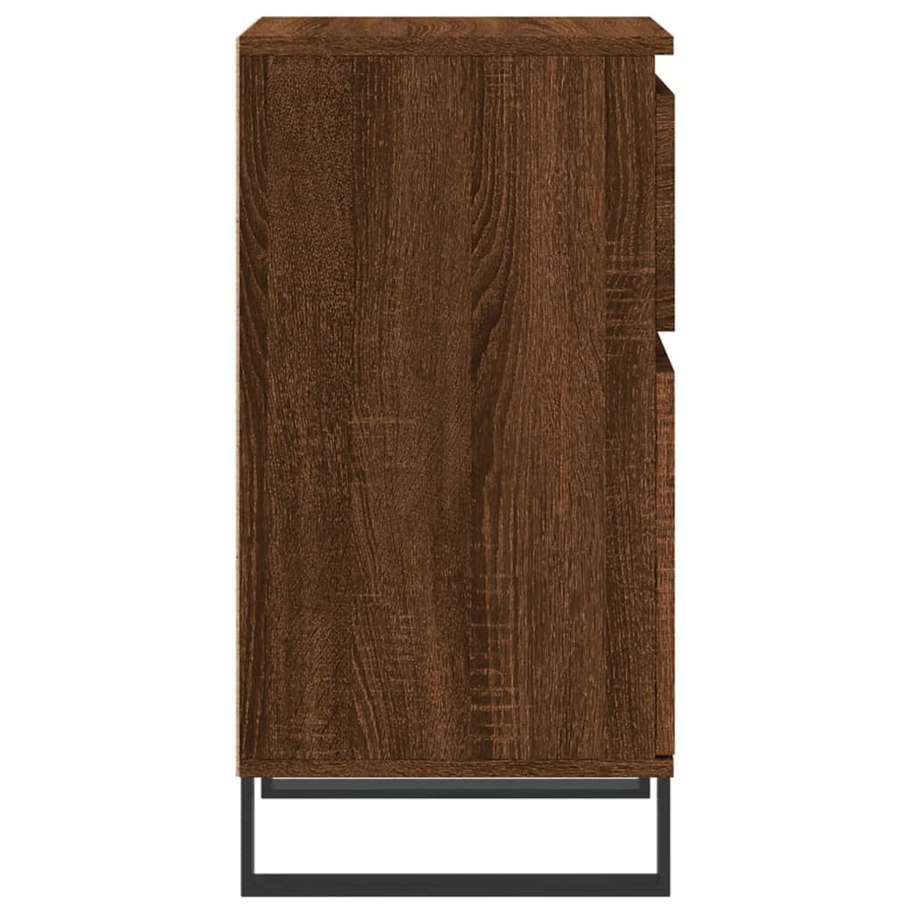 Buffet credenza cassettiera armadio mobile contenitore organizer per cucina soggiorno salotti set da 2 40 x 35 x 70 cm legno ingegnerizzato marrone 02_0036768