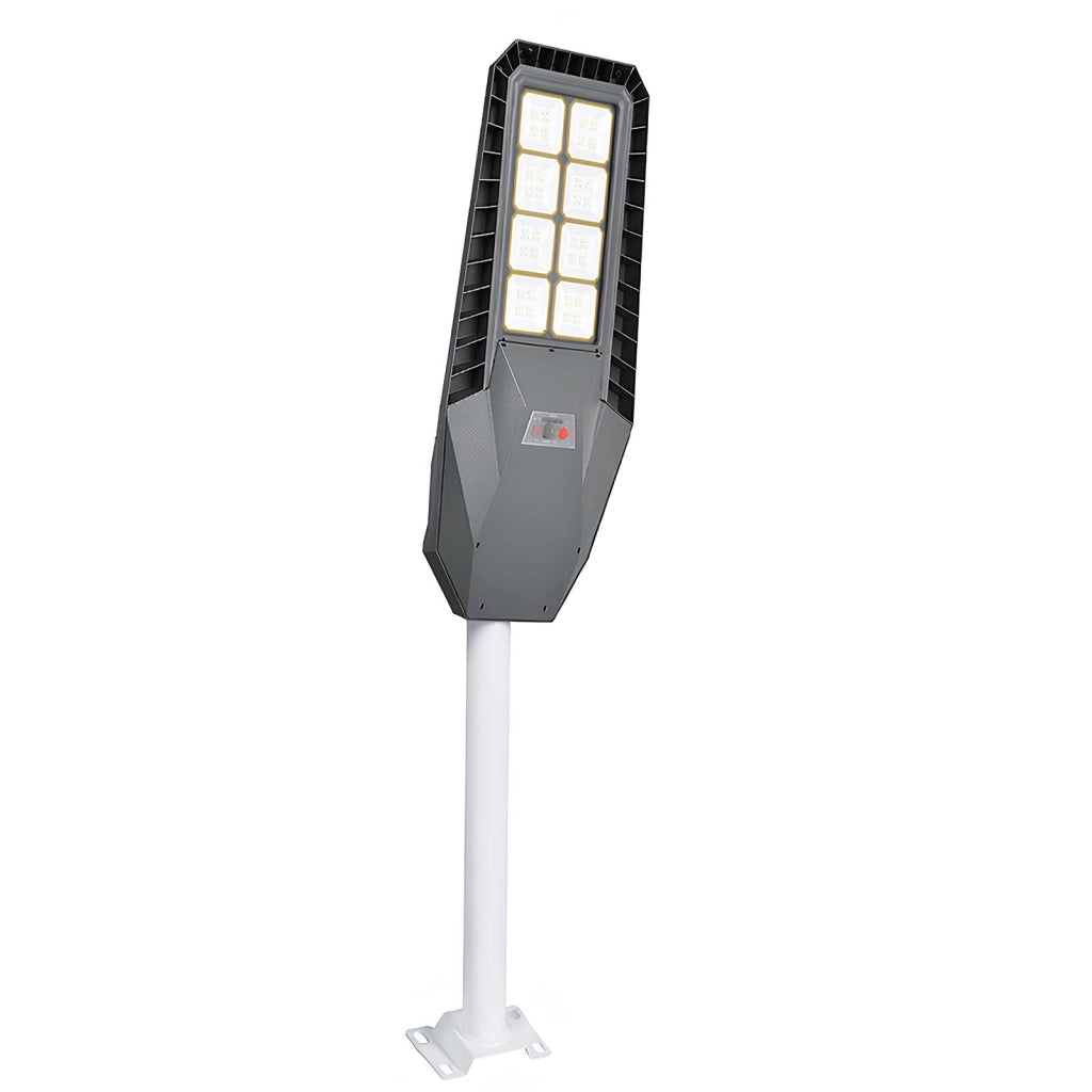 Lampada Solare LED 8W con Sensore di Movimento e Batteria 10000mAh Nero Avizar