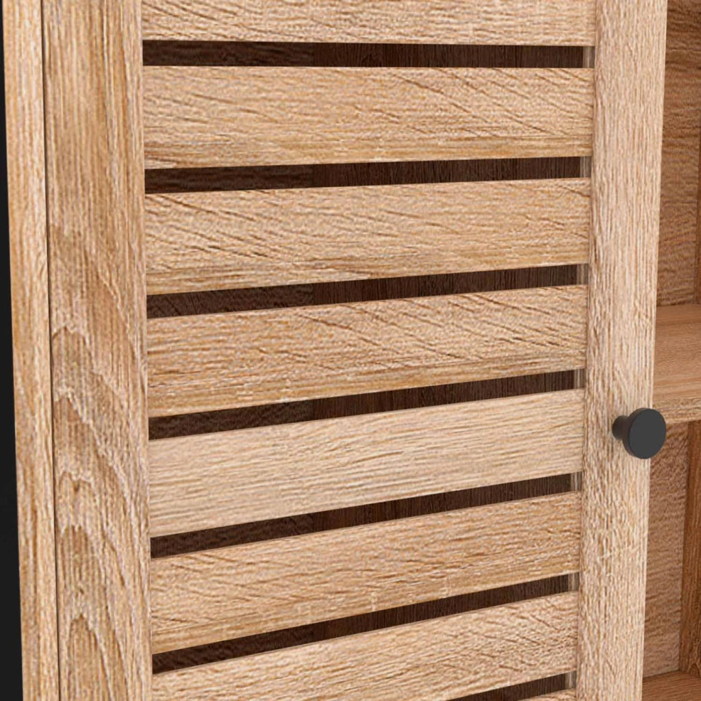 IDMarket - Credenza HALIFAX di design industriale a 2 ante con ante a ribalta, 100 cm