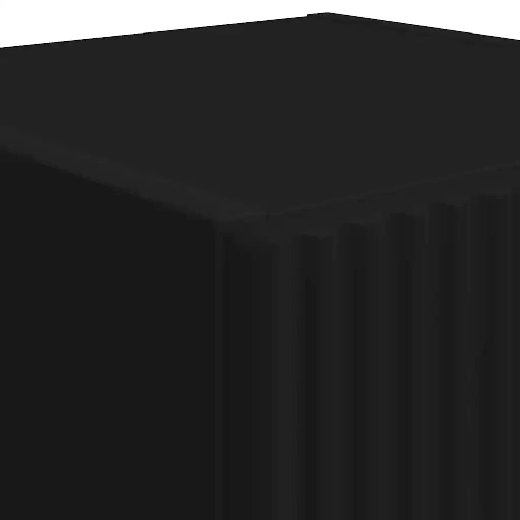 Mobile TV da parete 2 pcs Nero 30 x 31 x 80 cm 892292