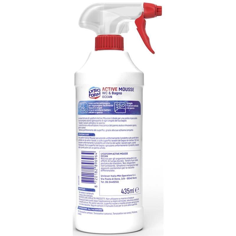 LYSOFORM WC & BAGNO ACTIVE MOUSSE OCEAN TRIGGER 435 ML OKY