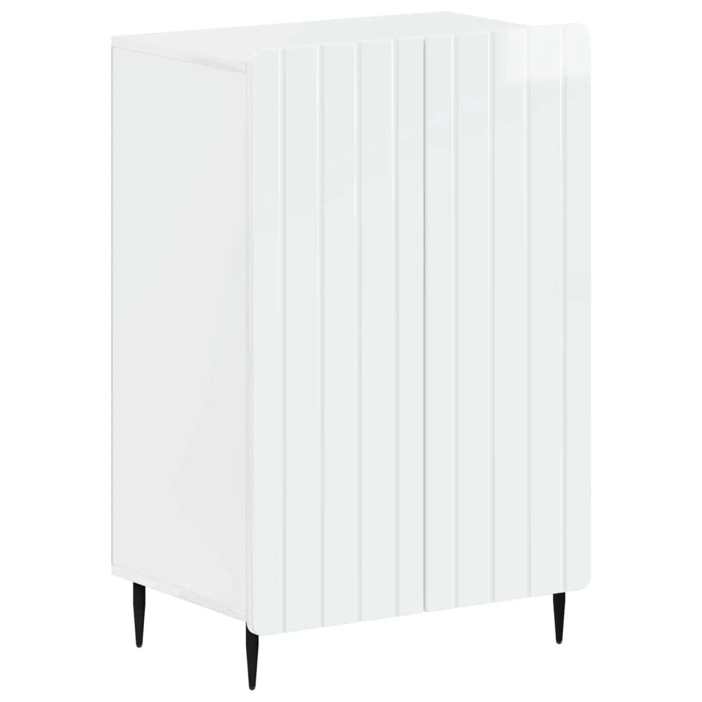 Mobile per scarpe ZWOLLE 59,5 x 39,5 x 91,5 cm Bianco Lucido 896429