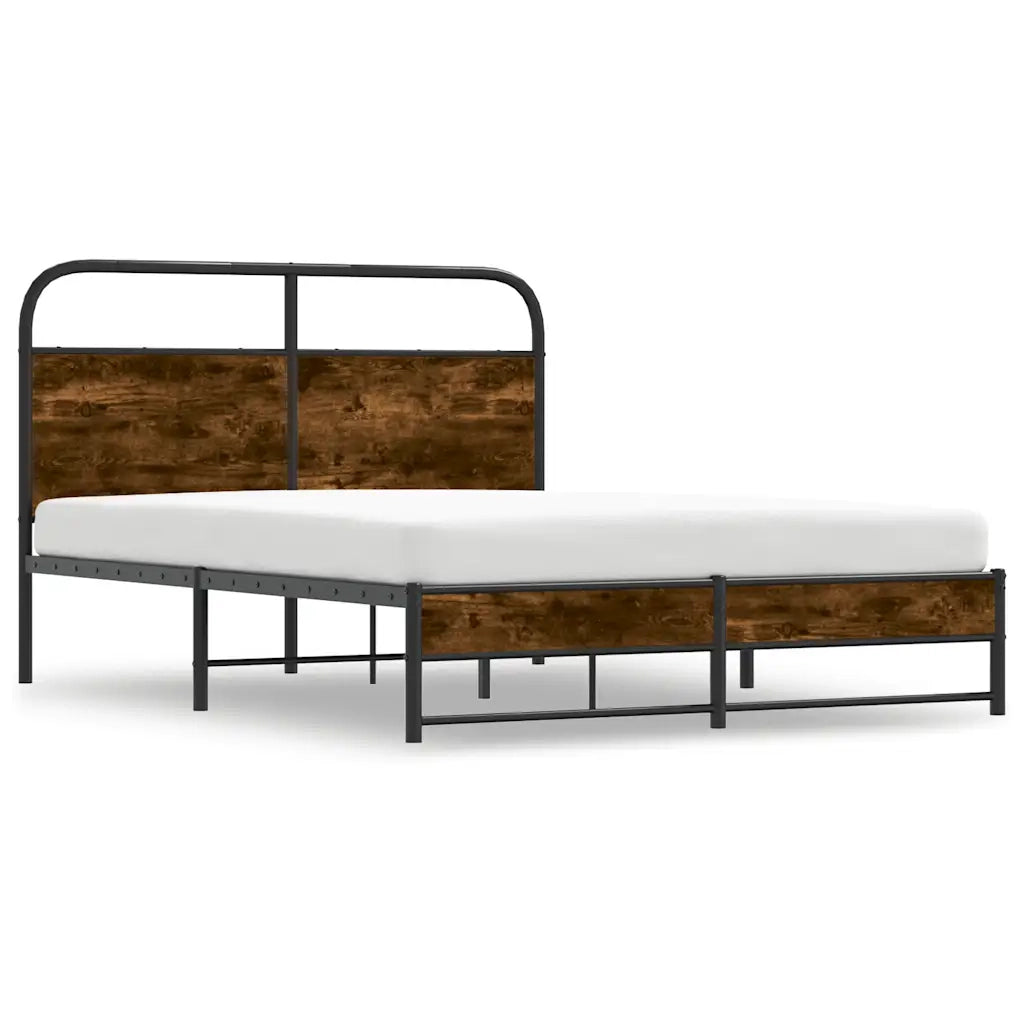 Giroletto senza Materasso Rovere Fumo 120x190 cm in Truciolato 4100371