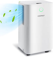 Deumidificatore Casa 15 ㎡ 15 L con 3 Modalità, 2 Velocità, Timer 24 Ore, Scarico Automatico o Manuale, Serbatoio dell’Acqua 2 L, Auto Sbrinamento, Ideale per Stanze Medio Grandi