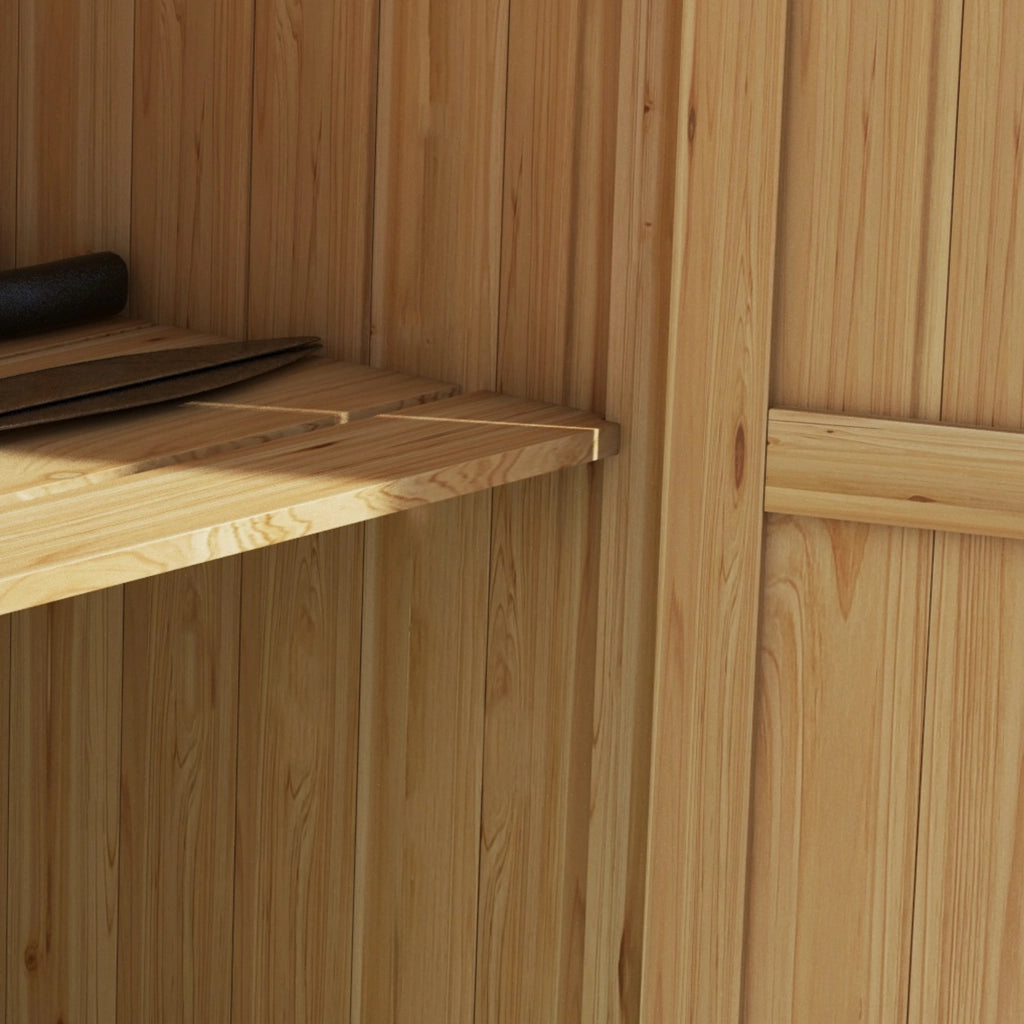 Tavolo da giardino con ripiani e patini ¨C Minimal ¨C Legno di abete giallo