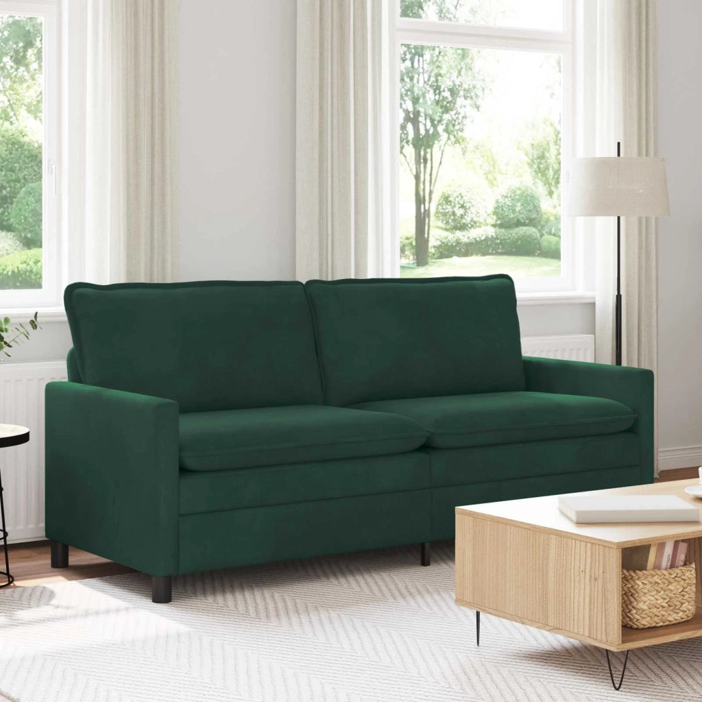 Divano Verde Scuro 196 x 81 x 87,5 cm Velluto 42028883