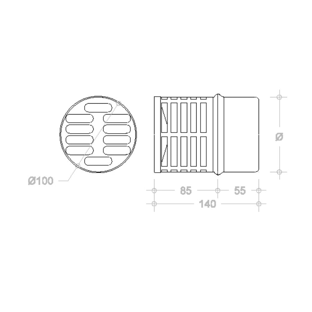 Fumaiolo terminale  eco pellet  per tubi pellet innesto m maschio, diametro 80mm