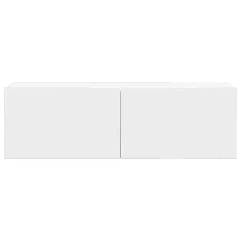 Set di Mobili Porta TV 7 pz Bianco in Legno Multistrato