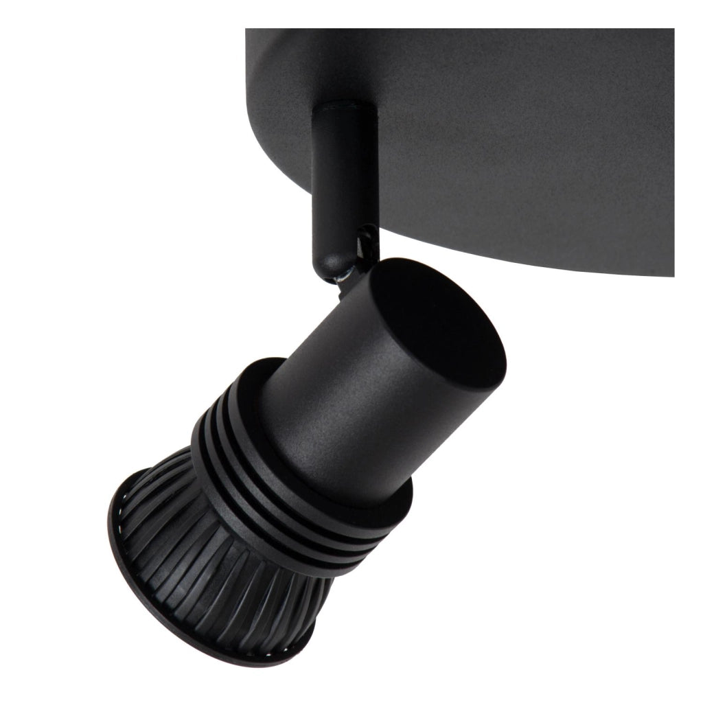 Faretto da soffitto industriale 3x GU10 nero KIANTI Lucide