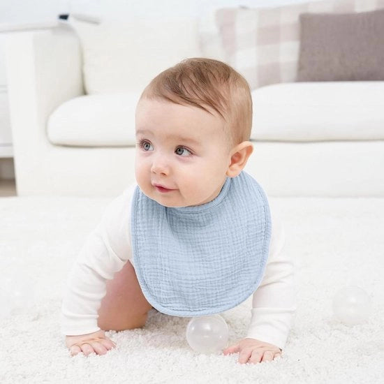 Set di fasciabimbi in mussola premium per bambini unisex, 6 pezzi, colore rosa, fasciabimbi adattabili.