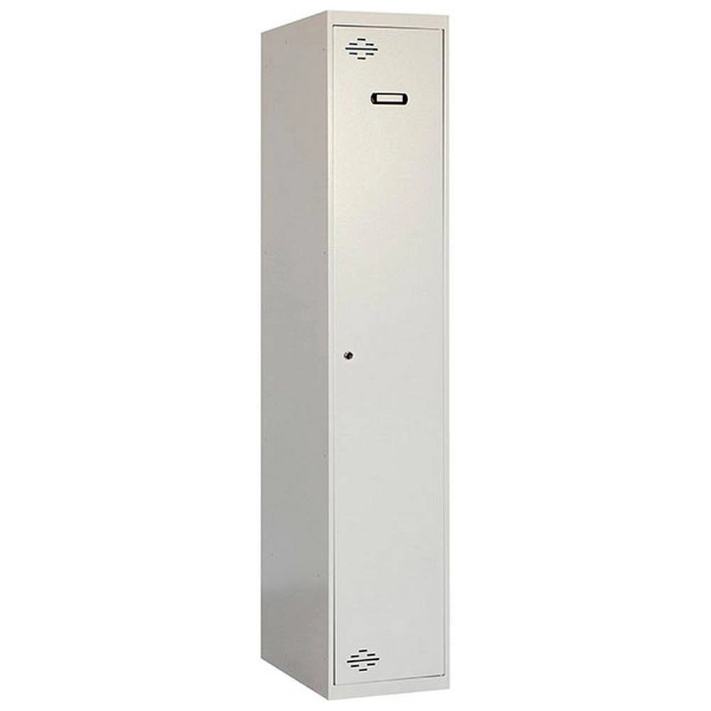 Armadietto in metallo Simon Rack senza viti colore grigio prelaccato 1800x400x500 mm Made in Spain