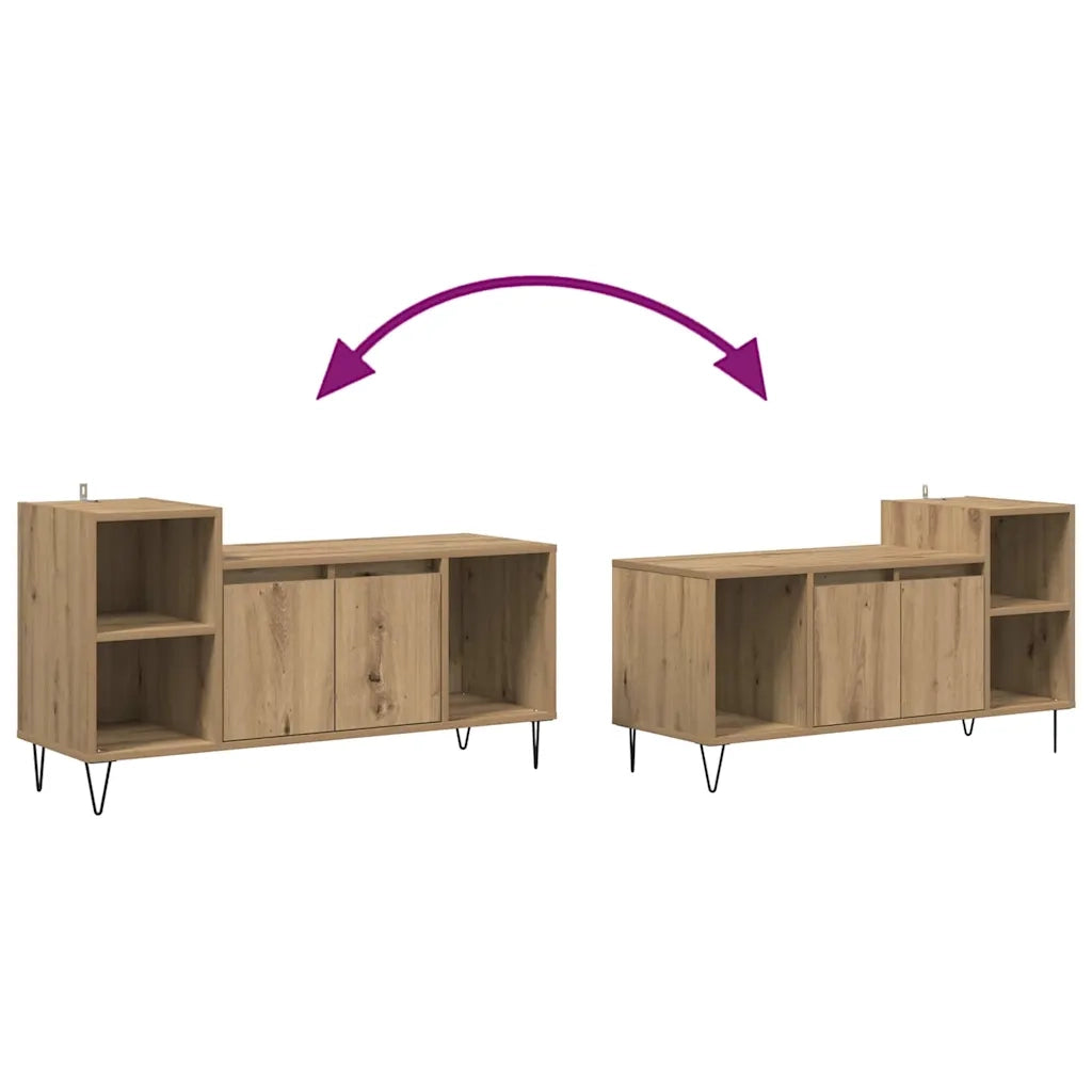 Mobile TV Rovere artigianale 100 x 35 x 55 cm Legno multistrato 882721