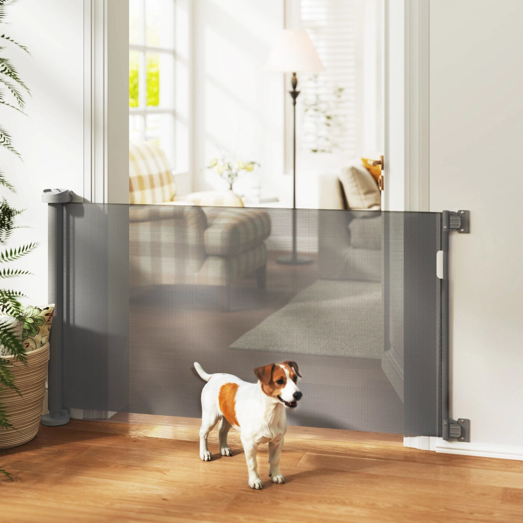 Cancelletto di Sicurezza Estensibile 0-136cm ¨C Xylo ¨C Grigio, 87cm Altezza