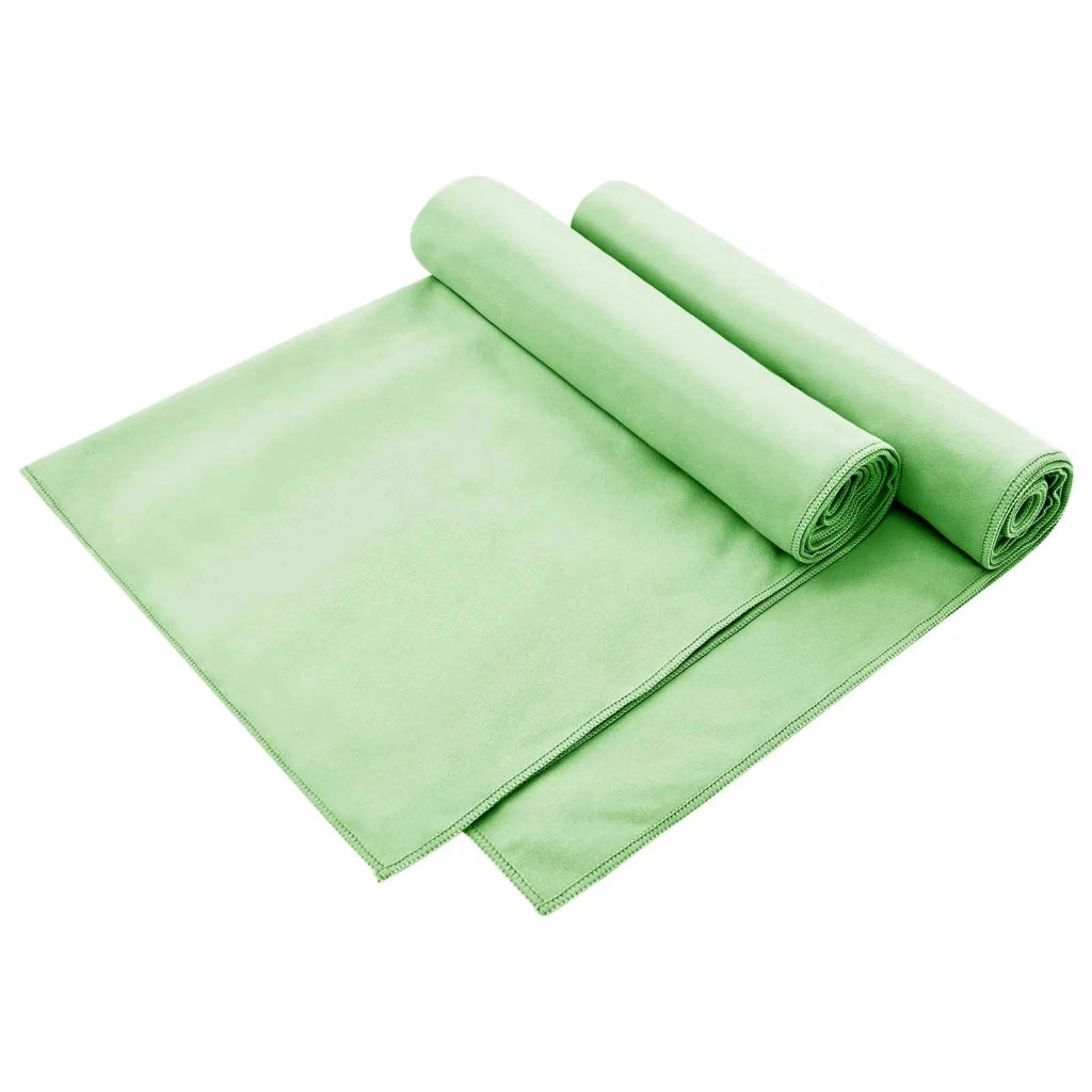 Asciugamani per Sedia Outdoor 2 pcs Verde 130 x 60 cm