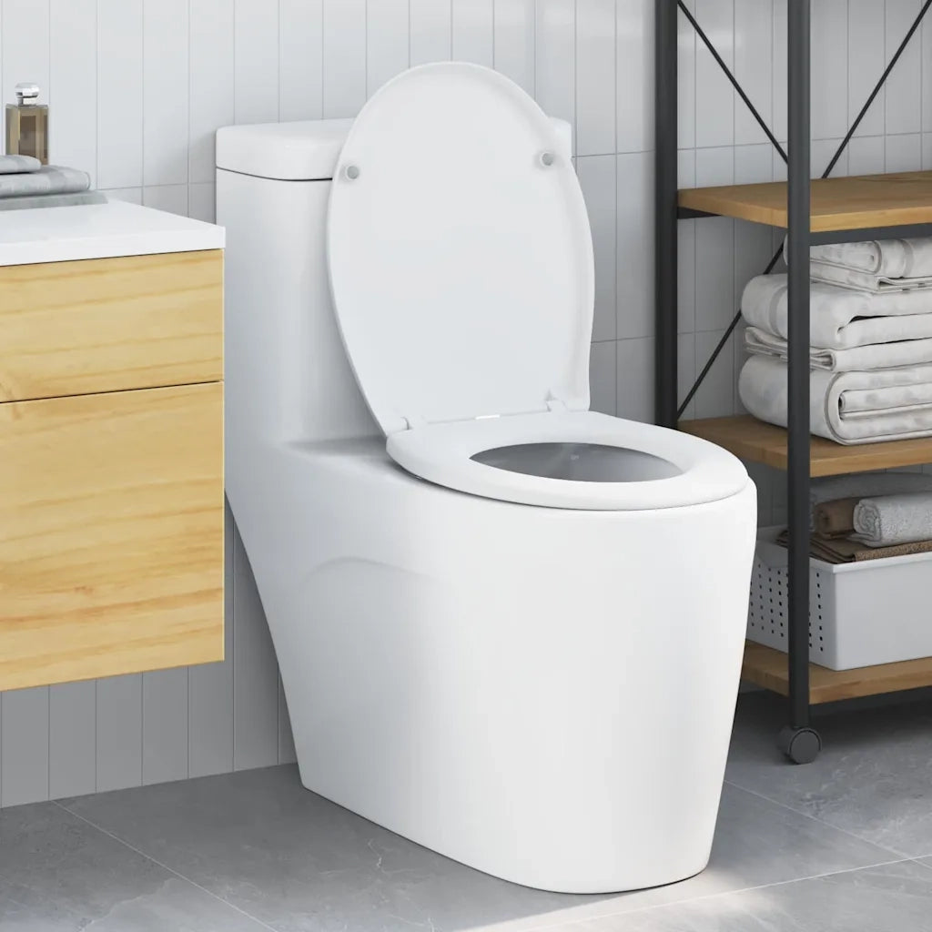 Sedile del WC Bianco 47 x 37 x 4 cm Duroplast 42002349