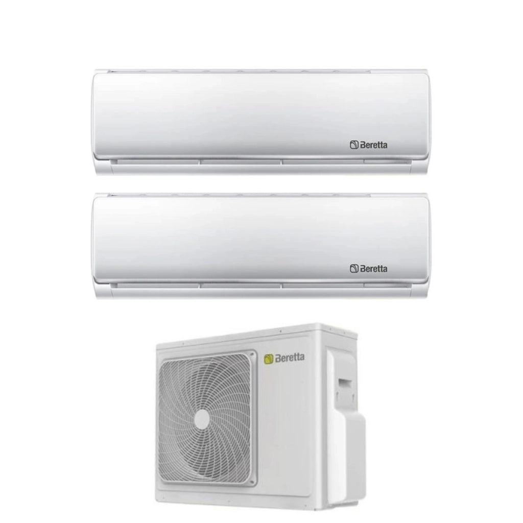 Condizionatore Dual Split Beretta Breva 9+9 con 18000-2 R-32 Wi-Fi Optional