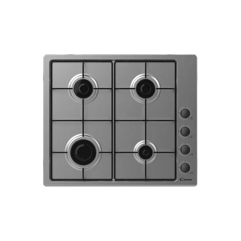 CANDY CHW6LBX PIANO COTTURA DA INCASSO 60CM 4 FUOCHI A GAS INOX