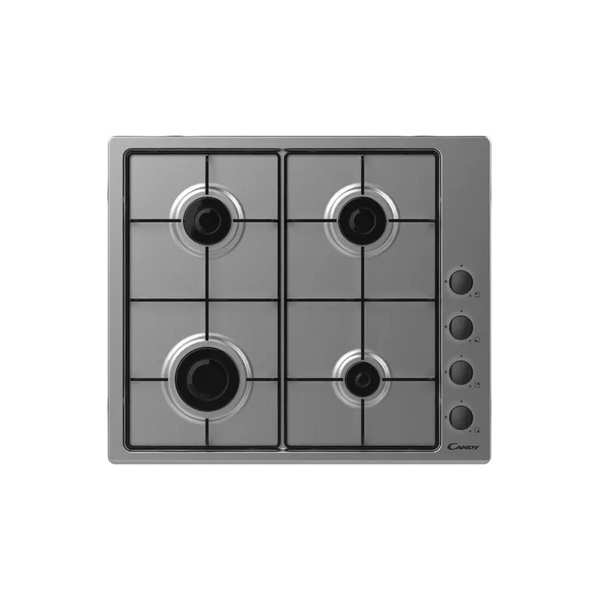 CANDY CHW6LBX PIANO COTTURA DA INCASSO 60CM 4 FUOCHI A GAS INOX