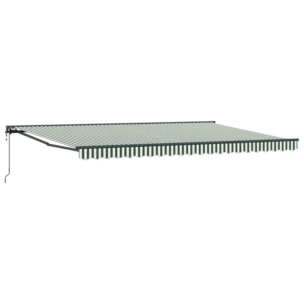 Struttura della tenda Verde e Bianco 500 × 300 cm