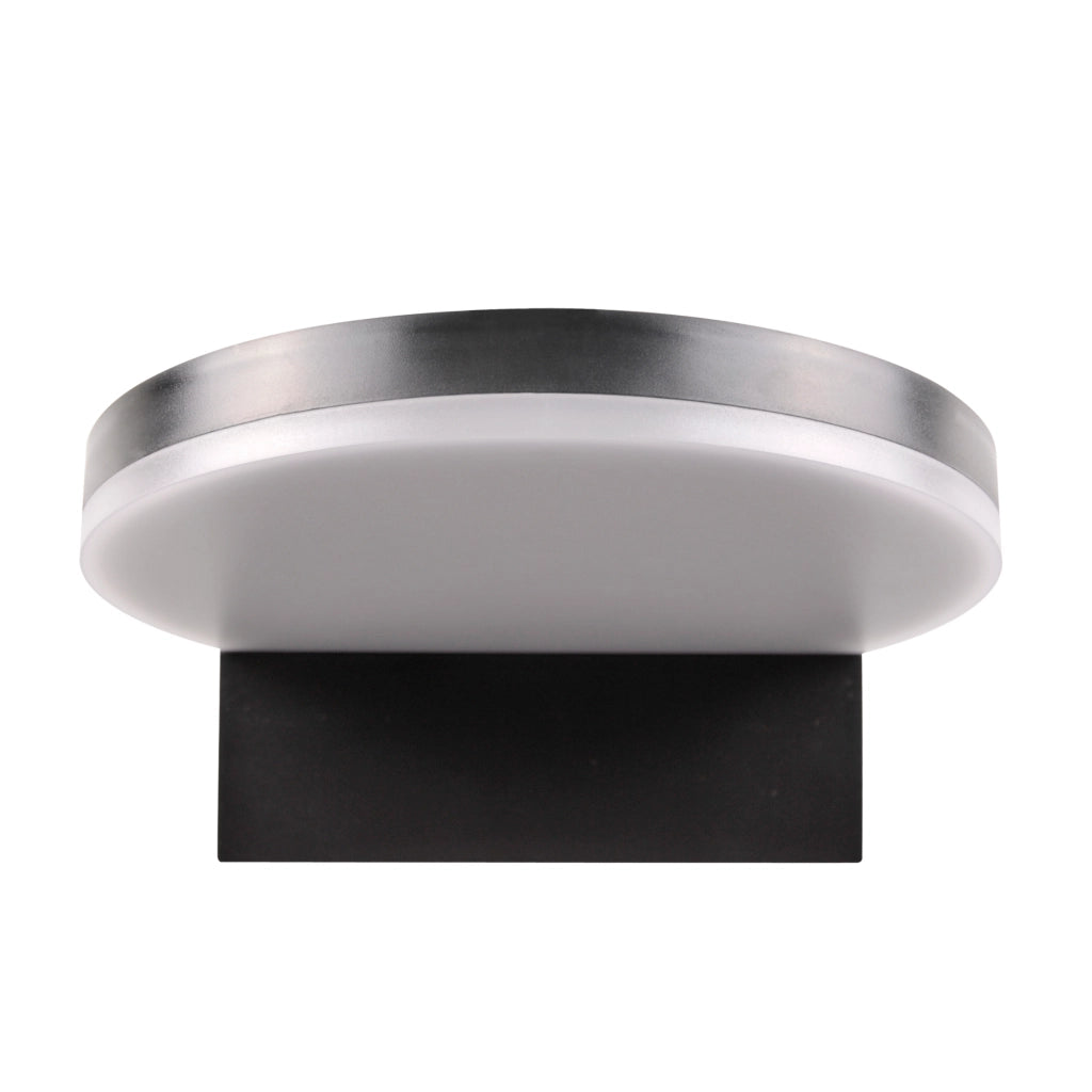 Applique esterna LED 10W 4000K nera IP54 Polux TESA