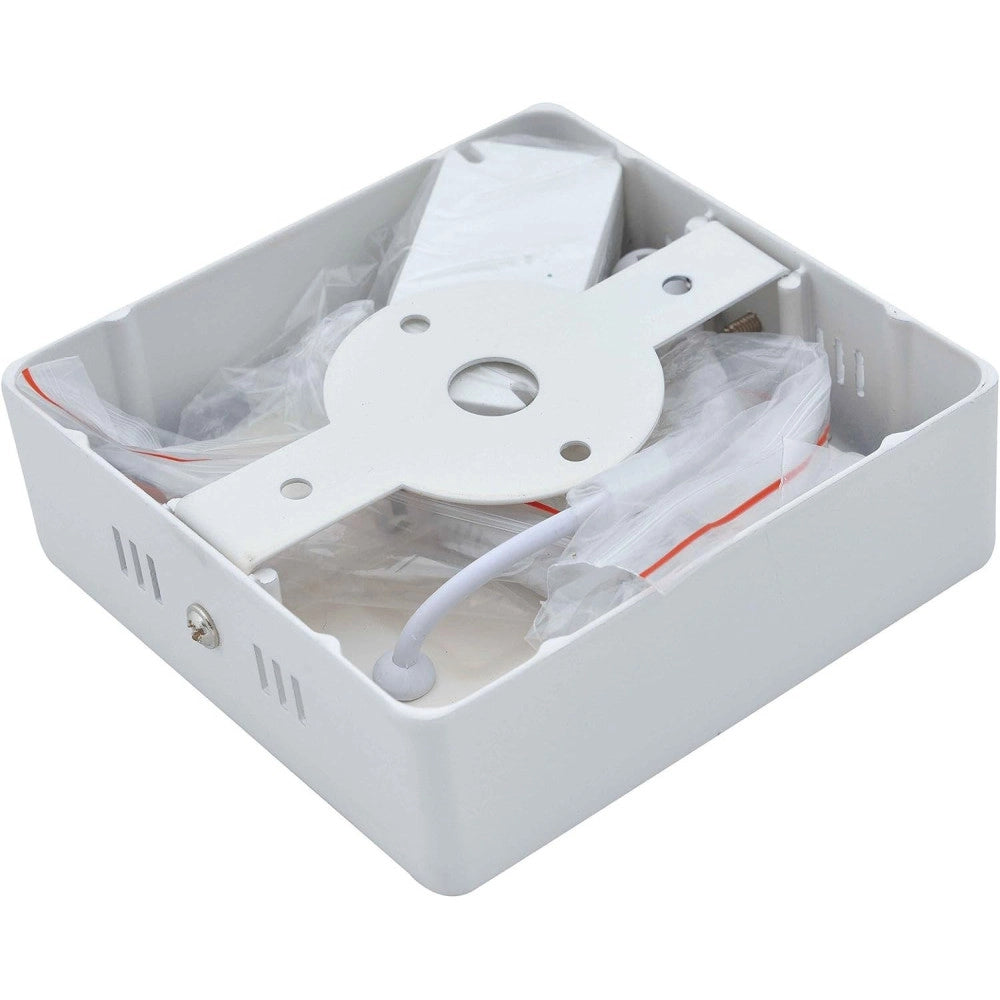 Trade Shop - Plafoniera Faretto Pannello Soffitto Led Luce Freddo 12w Quadrato Tondo -