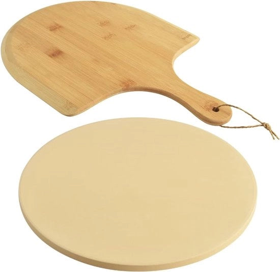 Set di pietra per pizza in cordierite per forno e griglia - diametro 30 cm 

Set di pietra per pizza in cordierite per forno e griglia - diametro 30 cm - Pizzasteen