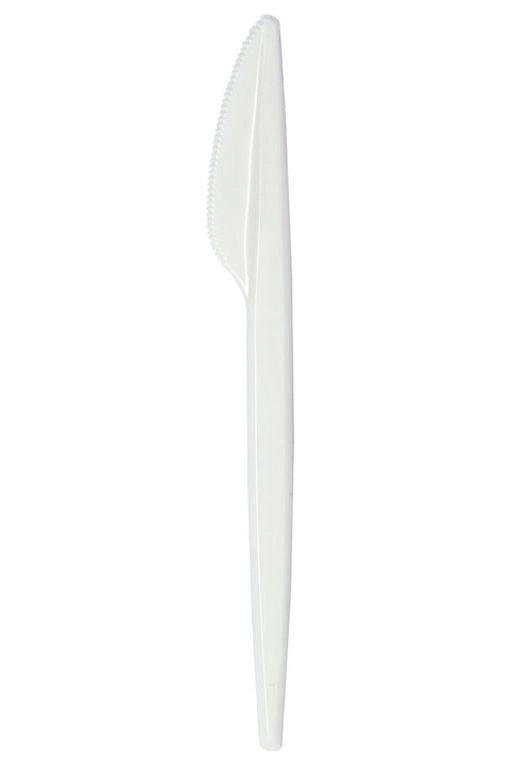 BIBO 15 COLTELLI STANDARD IN BIOPLASTICA BIANCHI