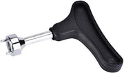 Spike Moersleutel per Golf in Acciaio Inossidabile Disegno Ergonomico - Rapido e Facile da Usare - Nero - 9 x 75 cm - Accessorio da Golf - Attrezzo da Golf
