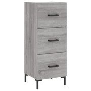 Credenza | Madia | Buffet da pranzo | Armadio da pranzo Grigio Sonoma 34,5x34x90 cm in Legno Multistrato