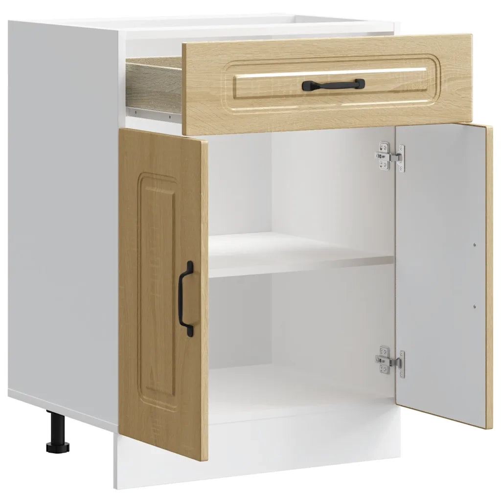 Base da Cucina Kalmar Rovere Sonoma in Legno Multistrato