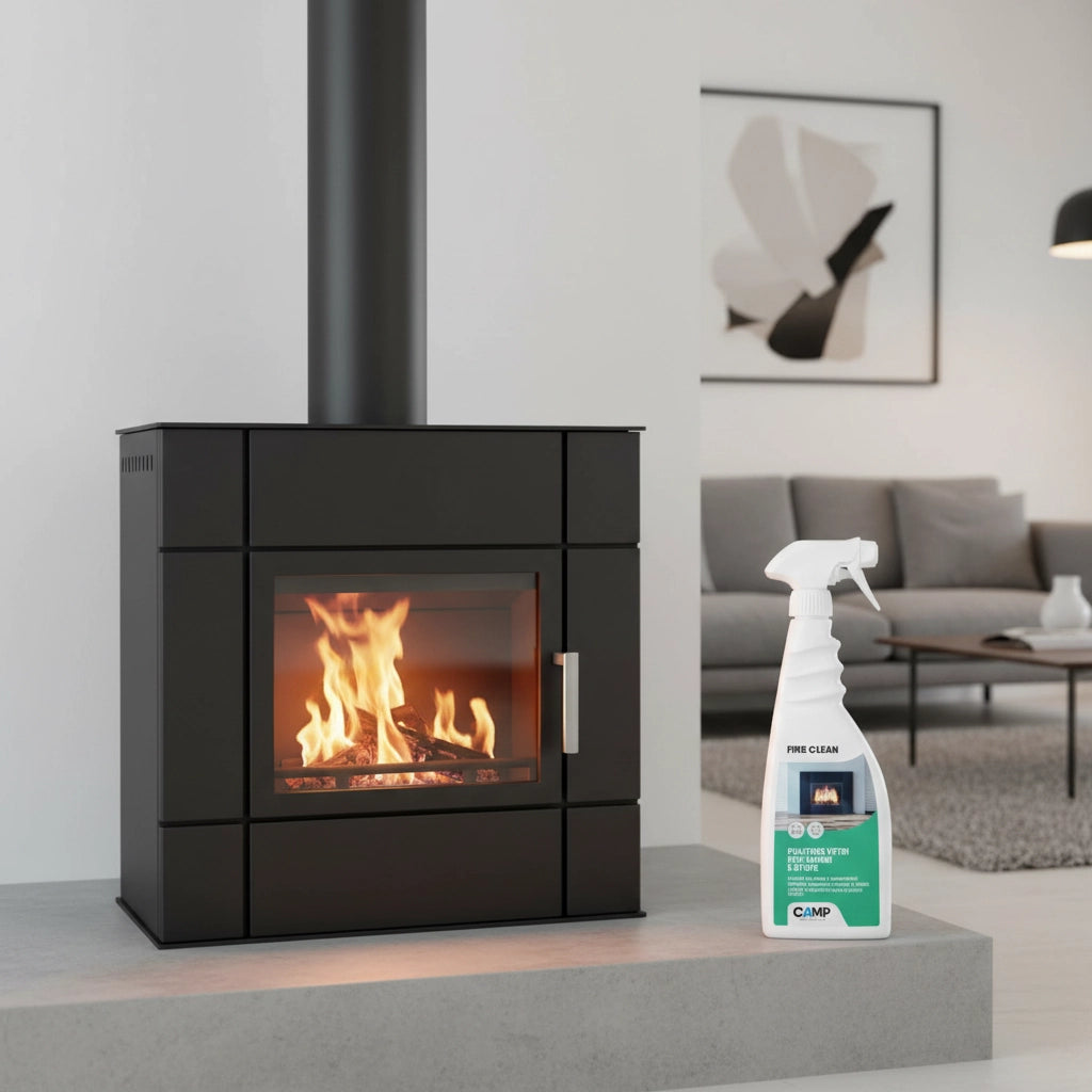 Fire clean 750 ml pulitore decarbonizzante vetri e superfici di camini e stufe
