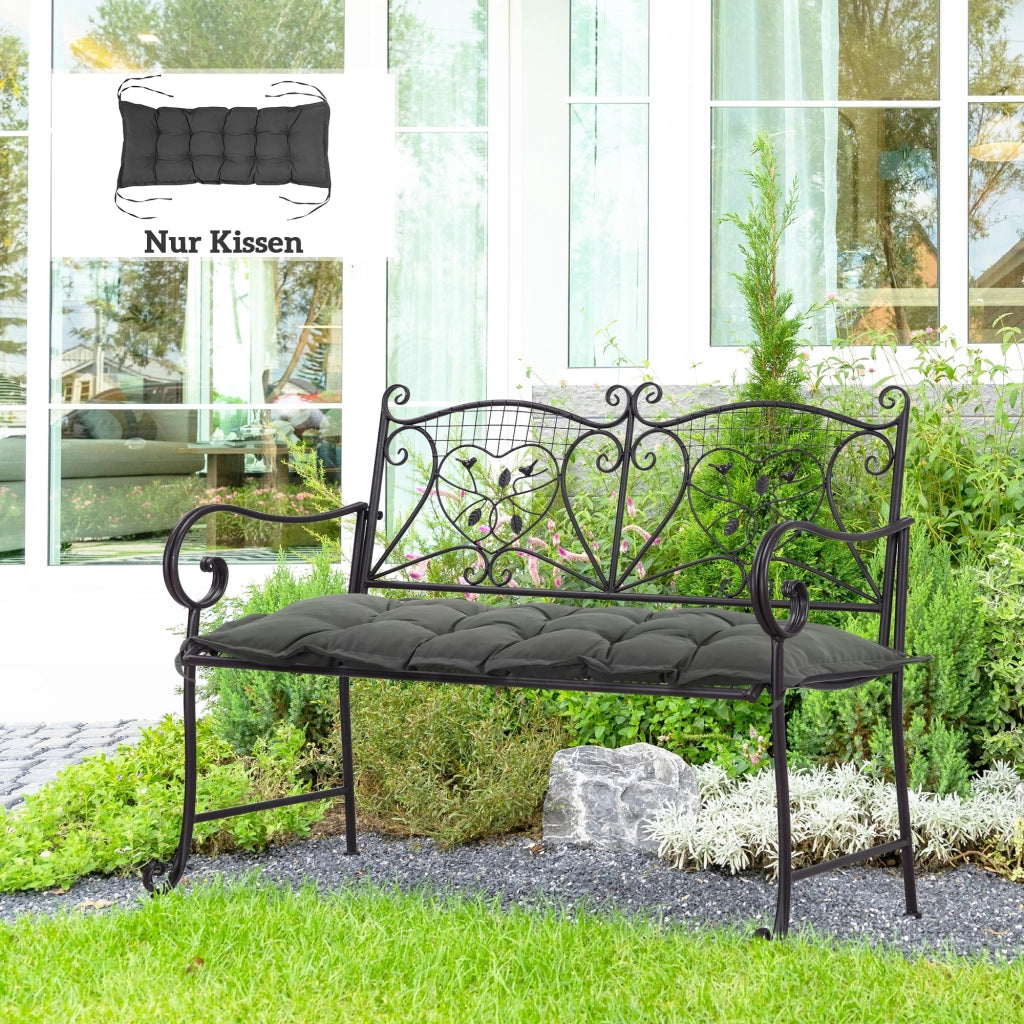 Cuscino per Sedia ¨C zephmum ¨C Grigio Scuro 100x40x10 cm