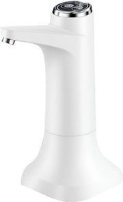 Pompa elettrica per acqua - 5 galloni - ricarica USB-C - dispenser acqua portatile - automatica - tavola da campo con doppio utilizzo - per attrezzature da campeggio - tavola acqua - cucina - ufficio - picnic - bianca