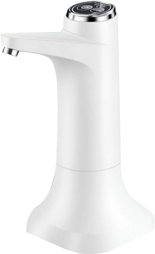 Pompa elettrica per acqua - 5 galloni - ricarica USB-C - dispenser acqua portatile - automatica - tavola da campo con doppio utilizzo - per attrezzature da campeggio - tavola acqua - cucina - ufficio - picnic - bianca