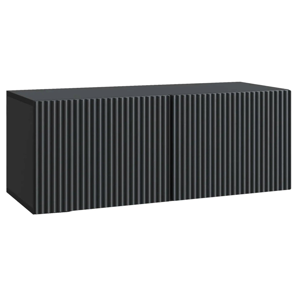 Mobile Porta TV da Muro Nero 78,5 x 31 x 30 cm 898546