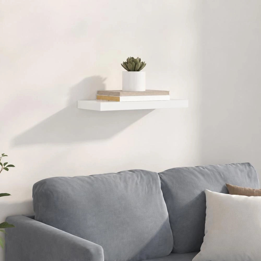 Floating Shelf, White, 50x23x3.8 Cm, MDF