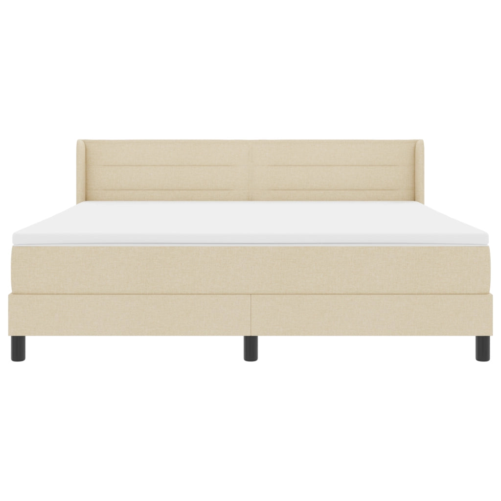 Letto contenitore  con materasso panna 180x200 cm tessuto