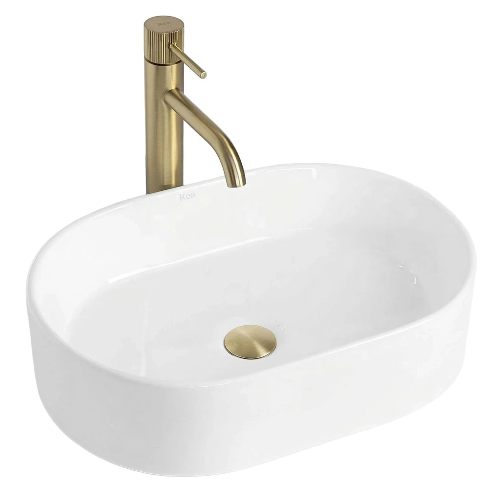 Lavabo Da Appoggio In Ceramica Rea Nadia 46