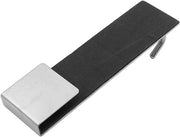 Set di 2 ganci per doccia in acciaio inossidabile, senza perforazione necessaria, supporto asciugamano protetto, adatto per vetro 6-12mm