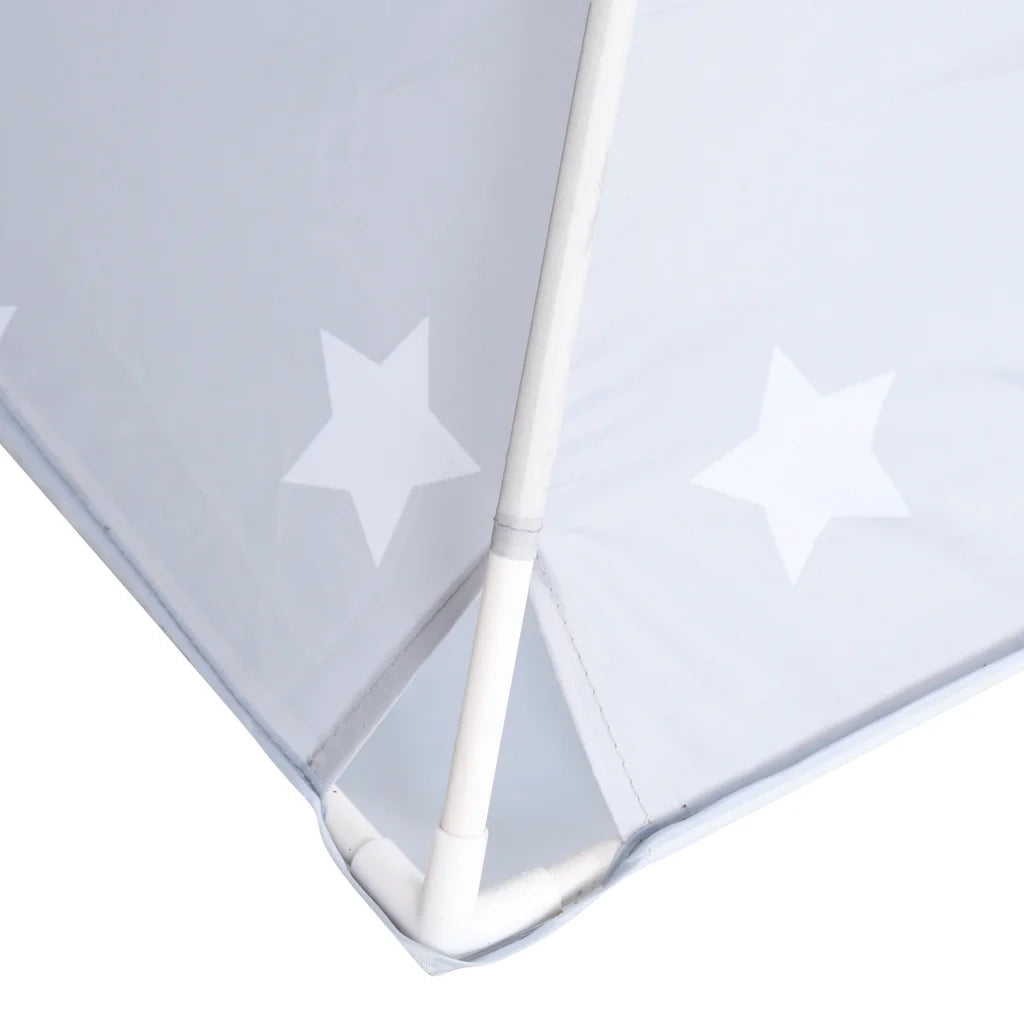 Tenda Tipi Bambini con Borsa Grigio Poliestere 115x115x160cm 80275
