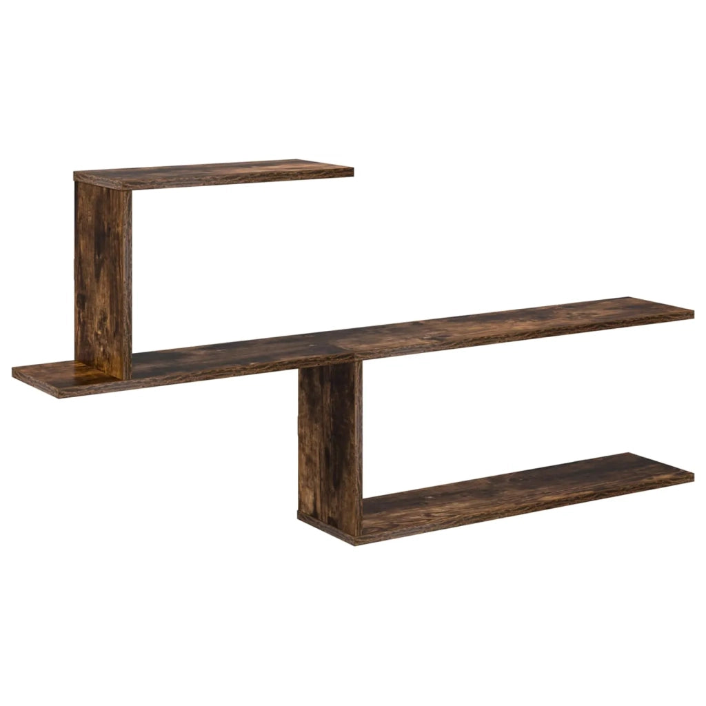 Scaffale da parete Rovere Fumo 122 x 18 x 60 cm 8012184