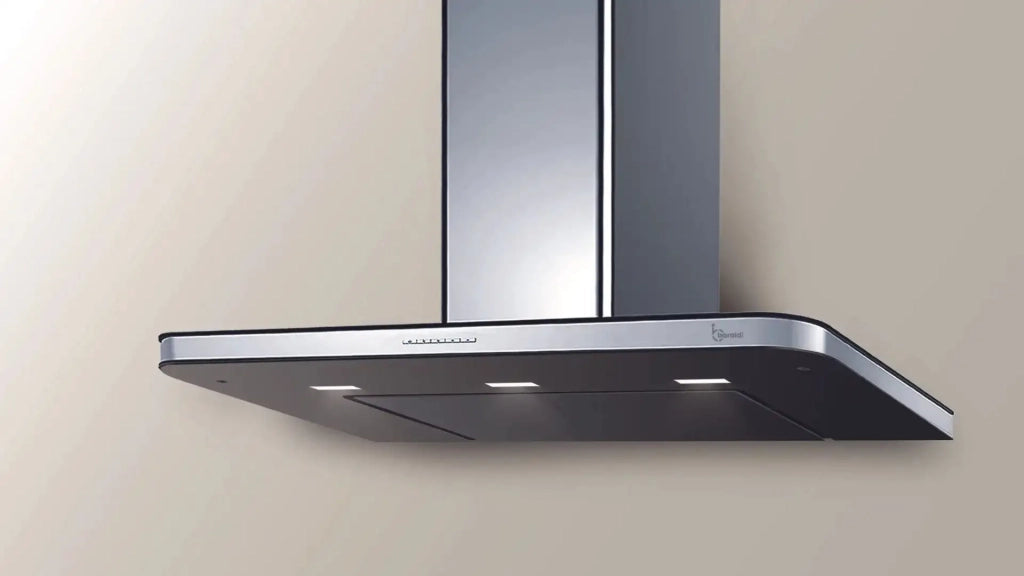 Cappa a parete STIVIA PARETE - cm 90 - inox, nero - 800 m3/h