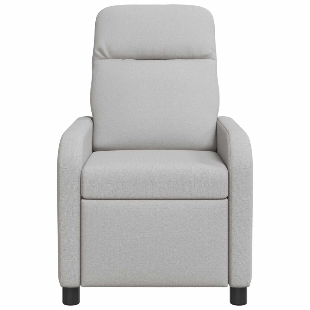 Divano Sedia-Poltrona reclinabile Grigio Nuvola Tessuto 688554