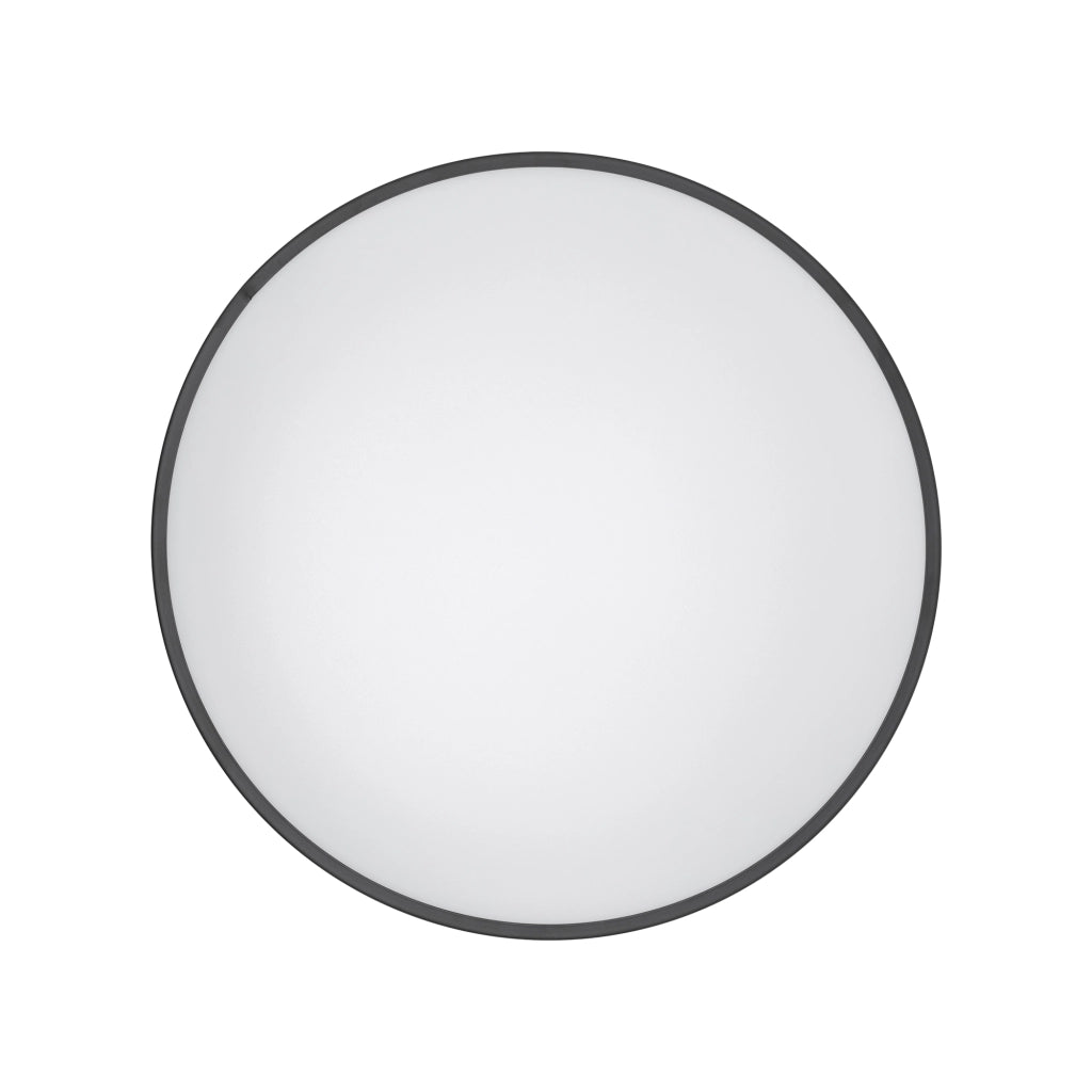 Plafoniera bagno tonda 49cm LED 32W 4000K nera Nowodvorski