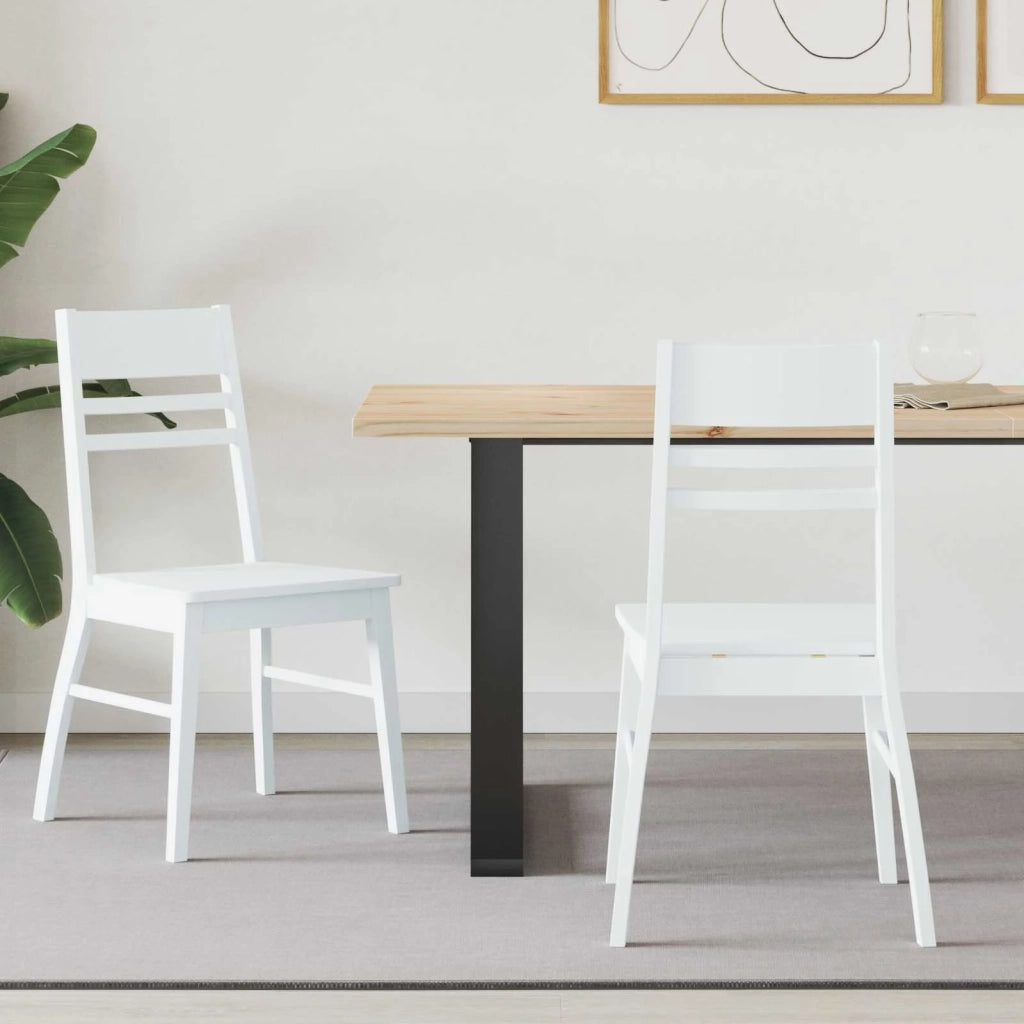 Sedie da pranzo 2 pcs Bianco 43 x 54 x 89 cm