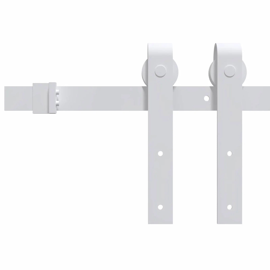 Porta scorrevole Naturale e Bianco 90 x 210 cm 3444936