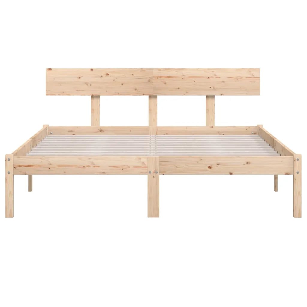 Giroletto senza Materasso Ambrato in Legno Massello 120x200 cm 810142