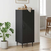 Credenza Nero 33 x 34,5 x 89,5 cm Legno ingegnerizzato 894826
