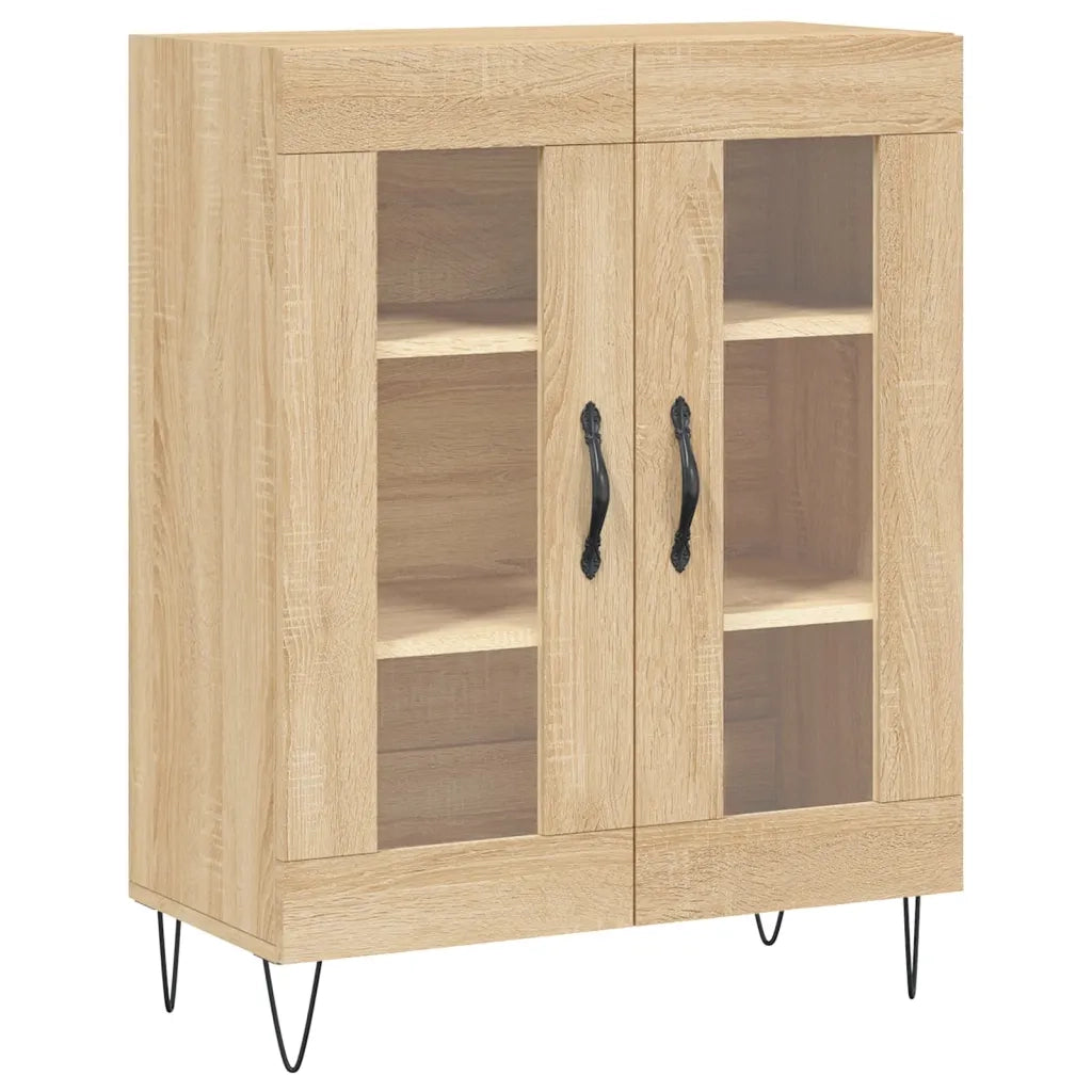 Credenza Rovere Sonoma 69,5x34x180 cm in Legno Multistrato 3198308
